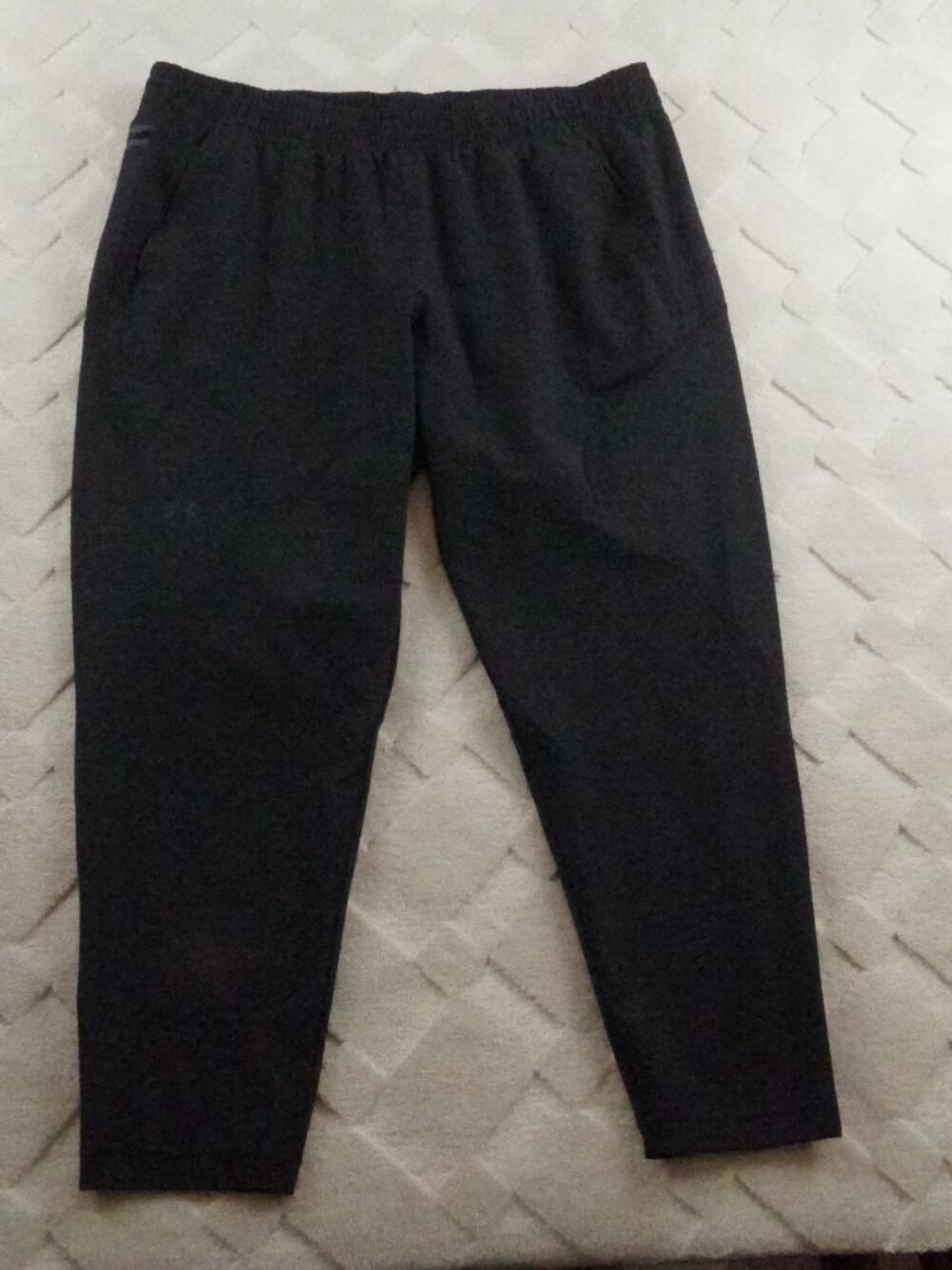 Under Armour Track Pants Mens Extra Large Black Stretchy Gym Yoga Casual